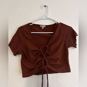 Earthbound Tie Up Crop top